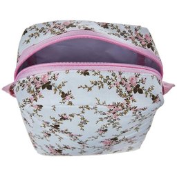Bolsa Térmica - Floral Bege Rosa Nova - 4