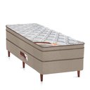 Ver imagem 1 de Cama Box + Colchão Castor Solteiro Innovation One Face Hibrido 96x203x54cm