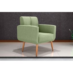 Poltrona Cadeira Decorativa Escritório Havana Matrix Oliva - 4