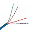 Cabo de Rede Cat5e UTP 4p CMX 24AWG Azul 305 metros - Nexans - 2