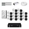KIT 14 Câmeras Intelbras VHL 1120 B + DVR Intelbras 16 Canais HD + HD (Disco Rígido) + Acessó - 2 TB - 1