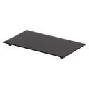 Ver imagem 1 de BANDEJA ESPELHADA DECORATIVA VIDRO: PRETO PRETO