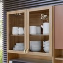 Ver imagem 5 de Cozinha Compacta Amora 8 Pts 2vidros Incolor e 2 Gavetas - Amêndola Touch/ Marsala Prime Tx Demóbile