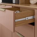 Ver imagem 3 de Cozinha Compacta Amora 8 Pts 2vidros Incolor e 2 Gavetas - Amêndola Touch/ Marsala Prime Tx Demóbile