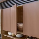 Ver imagem 4 de Cozinha Compacta Amora 8 Pts 2vidros Incolor e 2 Gavetas - Amêndola Touch/ Marsala Prime Tx Demóbile