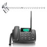 Kit Telefone Celular Fixo de Mesa para 2 Chips Gsm 200 Elgin e Antena 17Dbi - 1