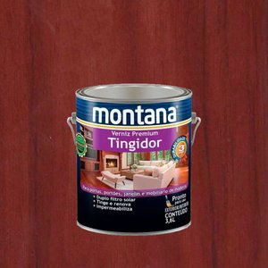 Montana Verniz Tingidor Mogno Brilhante 3,6l