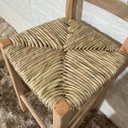 Ver imagem 6 de Kit 2 Banquetas de Palha com Encosto de Madeira