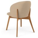 Ver imagem 7 de Kit 05 Cadeiras de Jantar e Estar Living Estofada Mia L02 Linho Bege Escuro - Lyam Decor