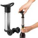 Ver imagem 4 de 5 Conjuntos Kit Bomba A Vácuo Para Vinho Com 2 Rolhas Tampa