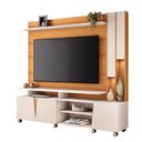 Ver imagem 2 de Painel TV 70" Home Theater Elyria Iluminação em LED e Rodizios Cromados H01- D'Rossi
