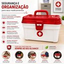 Ver imagem 6 de Frasqueira Maleta Medicamentos Grande 12 Litros 13 Divisorias Bandeja Caixa Primeiros Socorros Gigan
