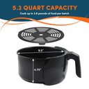 Ver imagem 3 de Elite Gourmet Eaf5317d Air Fryer Digital 5l Preto