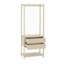 Ver imagem 7 de Guarda-Roupa Closet Modulado 70cm Cabideiro e 2 Gavetas Siena Yescasa Bege/Off White