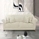 Ver imagem 6 de Sofa 3 Lugares Retro Polo 200cm com Almofada Veludo 2221 Ezz 2221