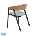 Ver imagem 6 de Cadeira Coller Aço Preta Encosto Estofado - Datteli Design