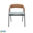 Ver imagem 4 de Cadeira Coller Aço Preta Encosto Estofado - Datteli Design