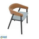 Ver imagem 7 de Cadeira Coller Aço Preta Encosto Estofado - Datteli Design