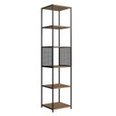 Ver imagem 6 de Estante Alta de Ponta Fina Livreiro Industrial Decorativa:mel