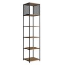 Ver imagem 7 de Estante Alta de Ponta Fina Livreiro Industrial Decorativa:mel