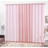 Cortina Voil Bordado 4 Metros Inglesa 1 peças - Rosê - 1