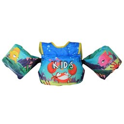 Colete Salva Vidas Infantil de Braço Aquafish Peixinhos Prolife - 4