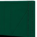 Ver imagem 5 de Cabeceira Casal Estofada para Cama Box Toronto Veludo Cor Verde Esmeralda