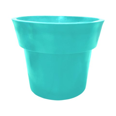 Vasos Plantas Frutífera Hortaliças 45x50 Ibiza Polietileno Bgplasticos V9 Azul Bebe 019