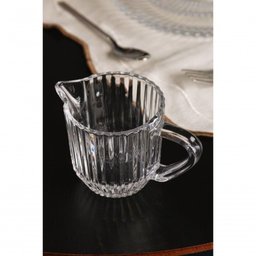 Leiteira de Cristal Imperatriz Canelado 220ml - 4