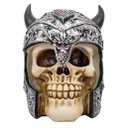 Ver imagem 1 de Caveira Capacete Chifres Viking Crânio Resina Decorado