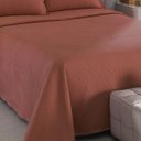 Ver imagem 4 de Kit Colcha Queen Size Piquet Terracota 100% Algodão 3 Peças Dohler
