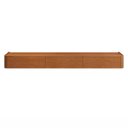 Ver imagem 2 de Nicho Suspenso Union 3 Gavetas sem LED 180 cm Naturalle - Mavaular