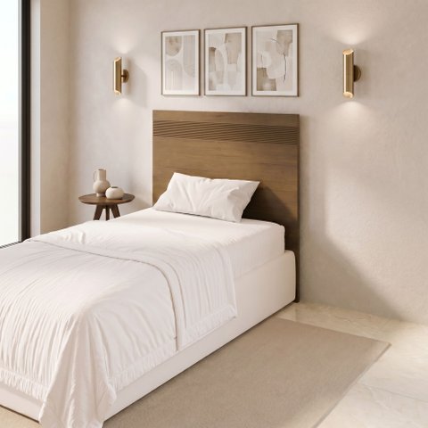 Painel Cabeceira Frisado Solteiro 109x90cm Polidoro