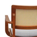 Ver mais imagens de Banqueta Alta Bistrô Gus C/ Braços - Amêndoa - Estofado Linho Bege Mescla Impermeável