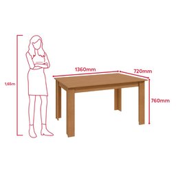 Conjunto Sala de Jantar com 4 Cadeiras Easy line - 11