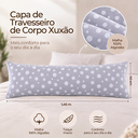 Ver imagem 5 de Capa de Xuxão Estampada Malha 100% Algodão c/ Ziper Poá Cinza