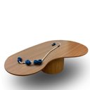 Ver imagem 1 de Mesa de Centro Sala Orgânica Bean Freijo Imbuia ou Freijo
