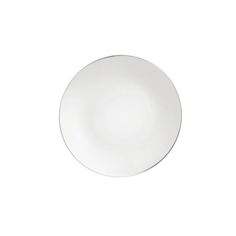 Prato Raso Branco Porcelana Decorada 28cm Tramontina Atena Mesa Posta Restaurante