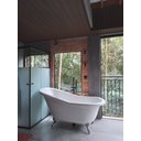 Ver imagem 5 de Banheira Julia, Vitoriana Imersão, Clássica, Branca 163x78x63, sem Hidromassagem, Pés Cromados, Vers