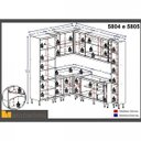 Ver imagem 5 de Cozinha Completa com Balcão com Tampo 11 Peças 16 Portas Sicília Multimóveis