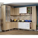 Ver imagem 1 de Cozinha Completa com Balcão com Tampo 11 Peças 16 Portas Sicília Multimóveis