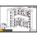 Ver imagem 5 de Cozinha Completa com Balcão com Tampo 11 Peças 16 Portas Sicília Multimóveis