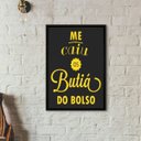 Ver imagem 2 de Quadro Me Caiu Os Butiá Do Bolso 24x18cm - com vidro:Madeira branca