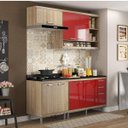 Ver imagem 2 de Cozinha Completa com Balcão com Tampo 5 Peças 7 Portas Sicília Multimóveis