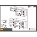 Ver imagem 5 de Cozinha Completa com Balcão com Tampo 5 Peças 7 Portas Sicília Multimóveis