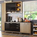 Ver imagem 2 de Cozinha Completa com Balcão com Tampo 5 Peças 8 Portas Sicília Multimóveis