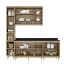 Ver imagem 3 de Cozinha Completa com Balcão com Tampo 5 Peças 8 Portas Sicília Multimóveis