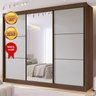 Guarda-roupa Casal com Espelho 100% Mdf Miami - 9