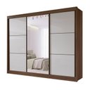 Ver imagem 2 de Guarda-roupa Casal com Espelho 100% Mdf Miami