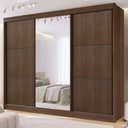 Ver imagem 6 de Guarda-Roupa Casal com Espelho 100% MDF Miami